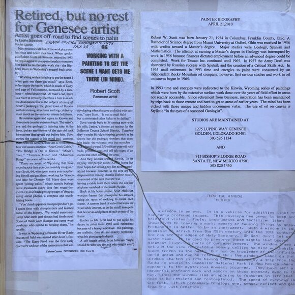 Framed Original Oil Painting on Canvas - Fox in Santa Fe New Mexico - Picture 10 of 15